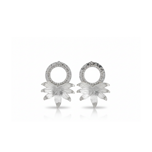 Stainless Steel Earrings with Swarovski Stones