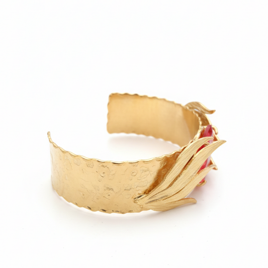 Earrings and Bracelet Set With Semi Precious Stones